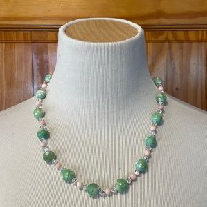 Citron magnesite necklace